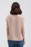  Áo sơ mi nữ tay ngắn cổ trụ FWWS22SS07C 