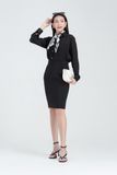  Áo sơ mi nữ tay dài 2 lớp FWWS22SS11C 