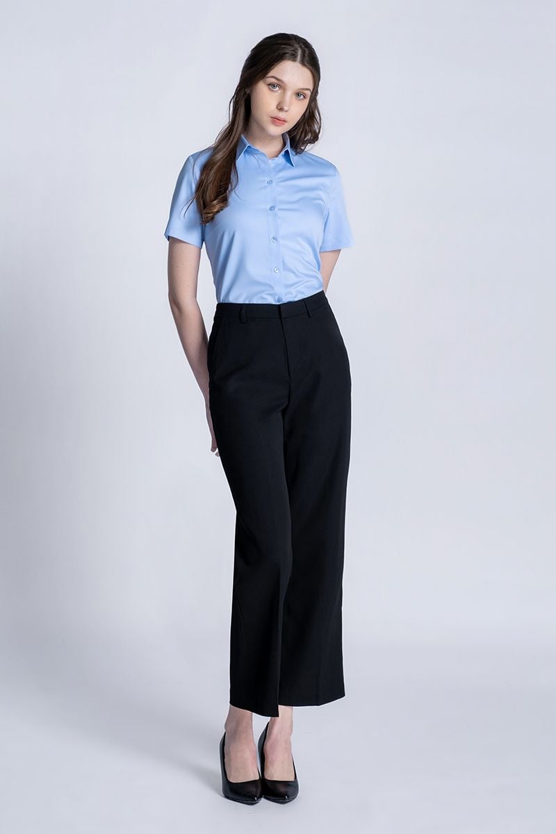  Áo Sơ Mi Tay Ngắn FWWS24FH10C-SSBB 