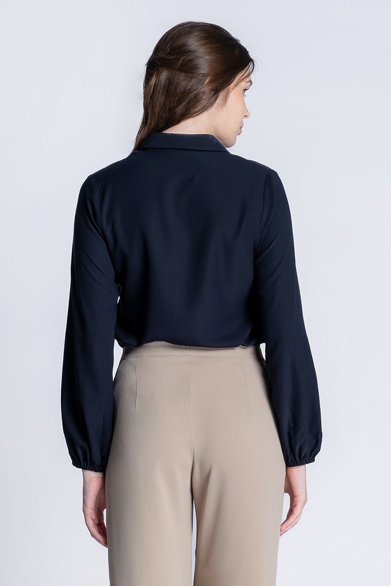  Áo Sơ Mi Nữ Tay Dài Thanh Lịch FWWS24SS07C 