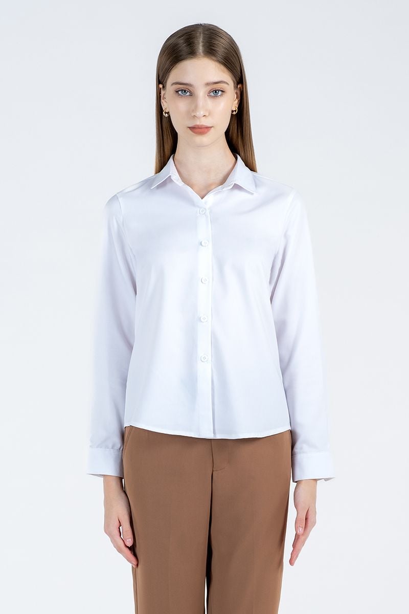  Áo Sơ Mi Tay Dài Thanh Lịch FWWS24SS09C-O 