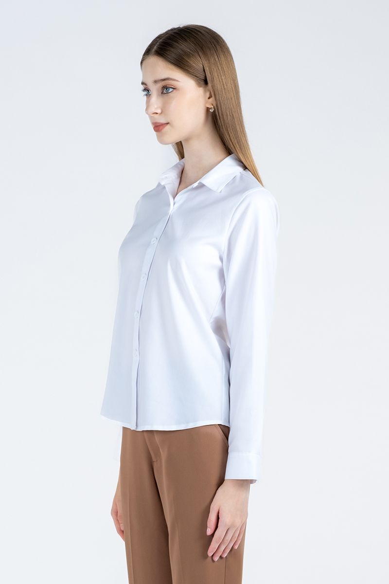  Áo Sơ Mi Tay Dài Thanh Lịch FWWS24SS09C-O 