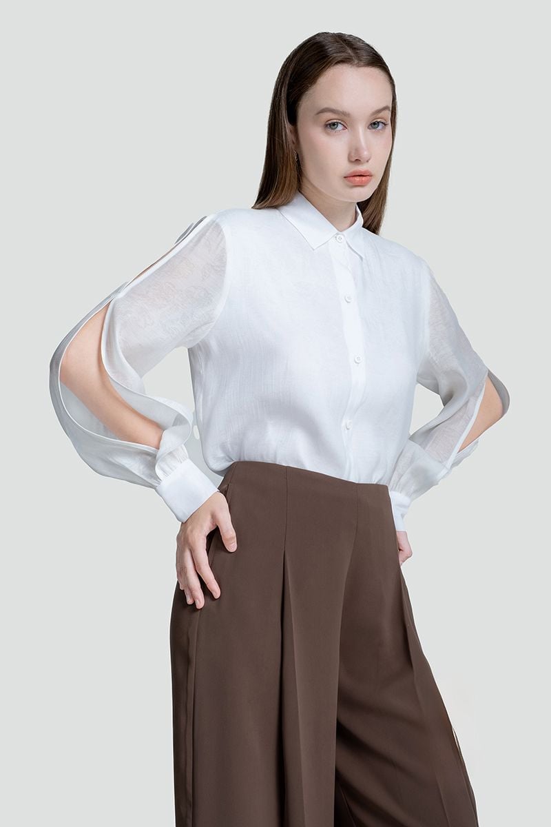  Áo Sơ Mi Nữ Thanh Lịch FWWS25SS01C 