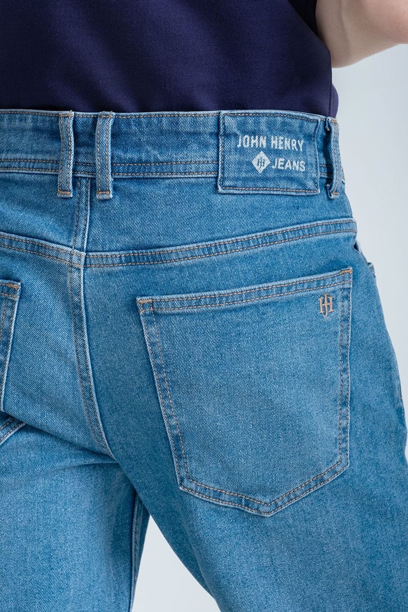  Quần Jean Nam Form Ôm JN24FH28P-SL 