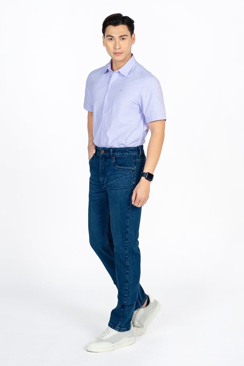 Quần Jeans Nam Form Vừa JN24SS24-RG 