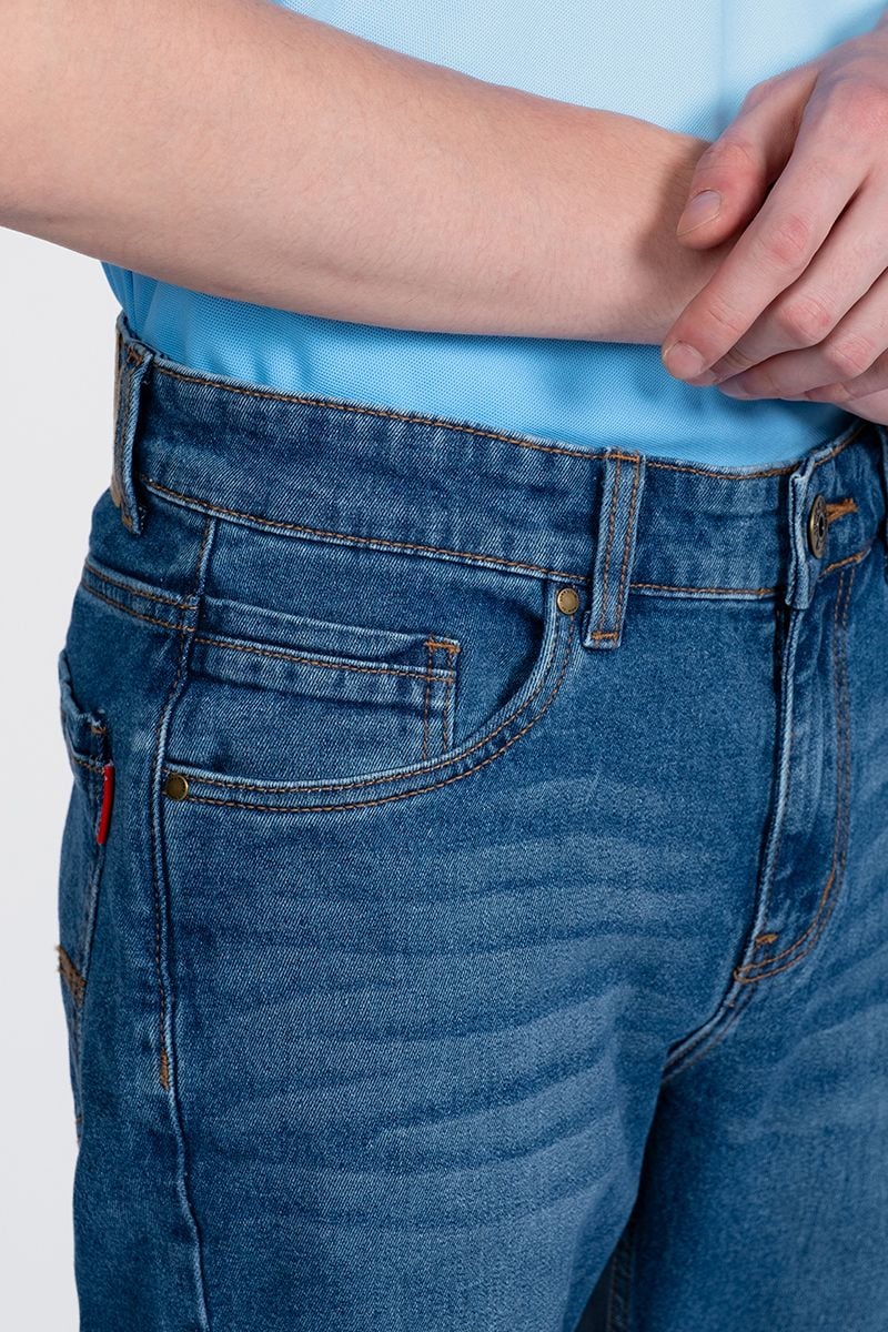  Quần Jeans Nam Form Vừa JN24SS25-RG 