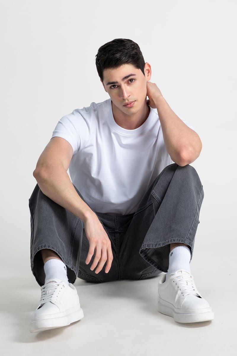  Quần Jeans Nam Form Rộng JN25SS29P-RX 
