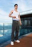  Quần Jeans Nam Form Rộng JN25SS29P-RX 