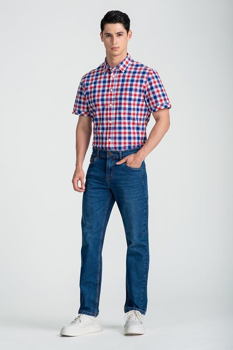  Quần Jeans Nam Form Vừa JN25SS32T-RG 
