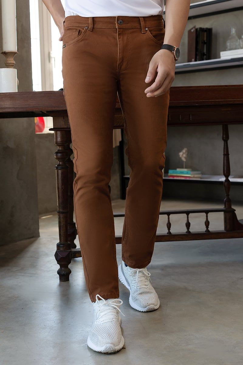  Quần khaki jeans form ôm KP22SS03-JN 