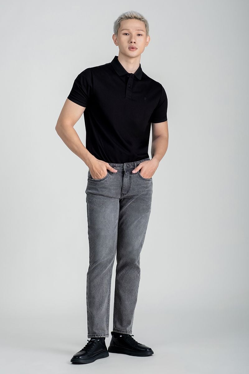  Áo Polo Nam Form Vừa Tay Ngắn KS25SS34P-SC 