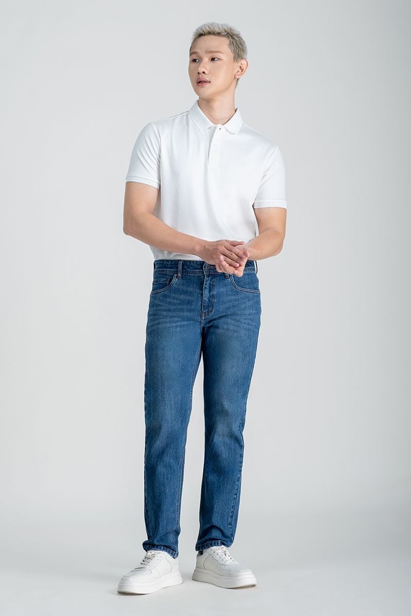  Áo Polo Nam Form Vừa Tay Ngắn KS25SS34P-SC 