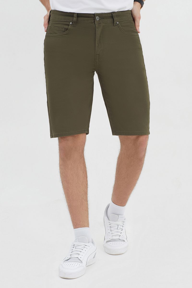  Quần shorts khaki nam form vừa SP21SS26-NM 