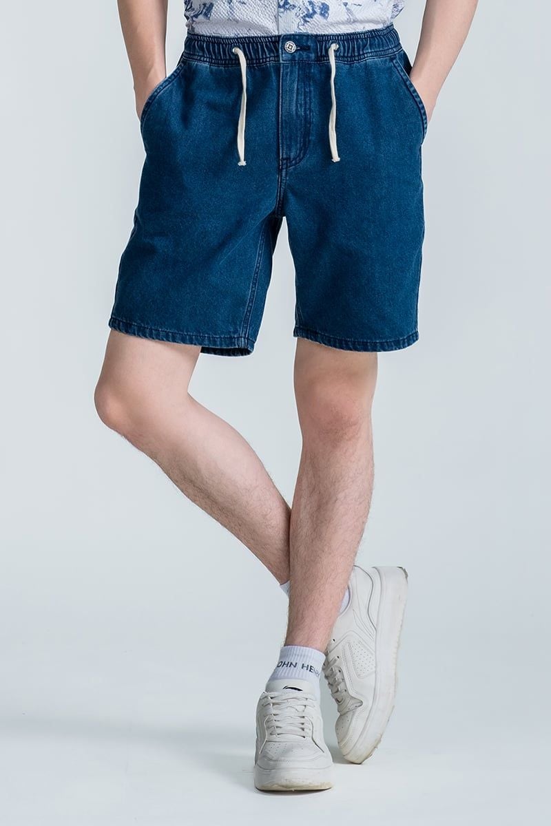  Quần Short Jeans Form Vừa SP24FH17P-AKJN 