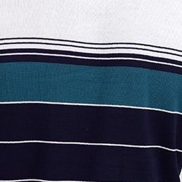  Áo len nam cổ tròn tay dài sọc ngang SW21FH10P-LA 