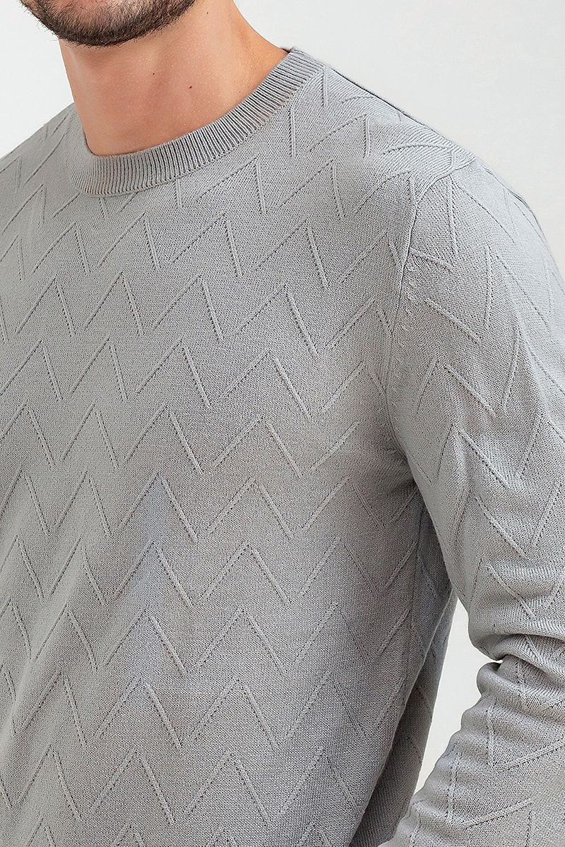  Áo len nam cổ tròn tay dài SW22FH02P-LA 