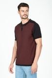  Áo len nam cổ bẻ tay ngắn raglan SW22FH12T-SA 