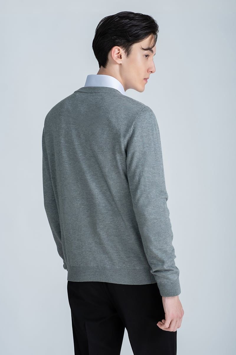  Áo Len Tay Dài Cổ Tròn SW24FH04C-LA 