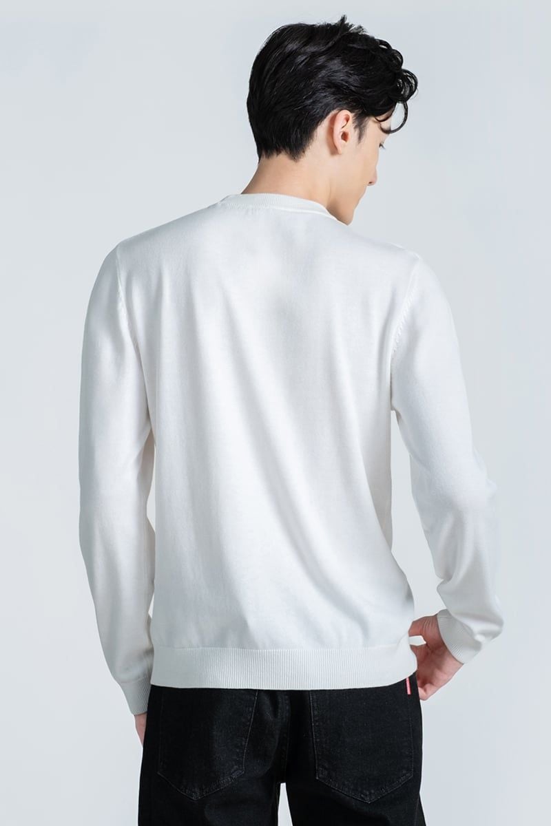  Áo Len Tay Dài Cổ Tròn SW24FH04C-LA 