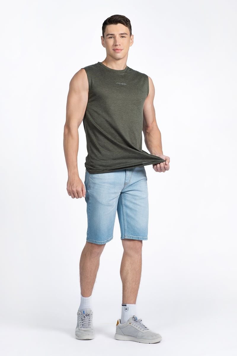 Áo Tanktop Nam Sát Nách Form Vừa TK24SS02P-RG 