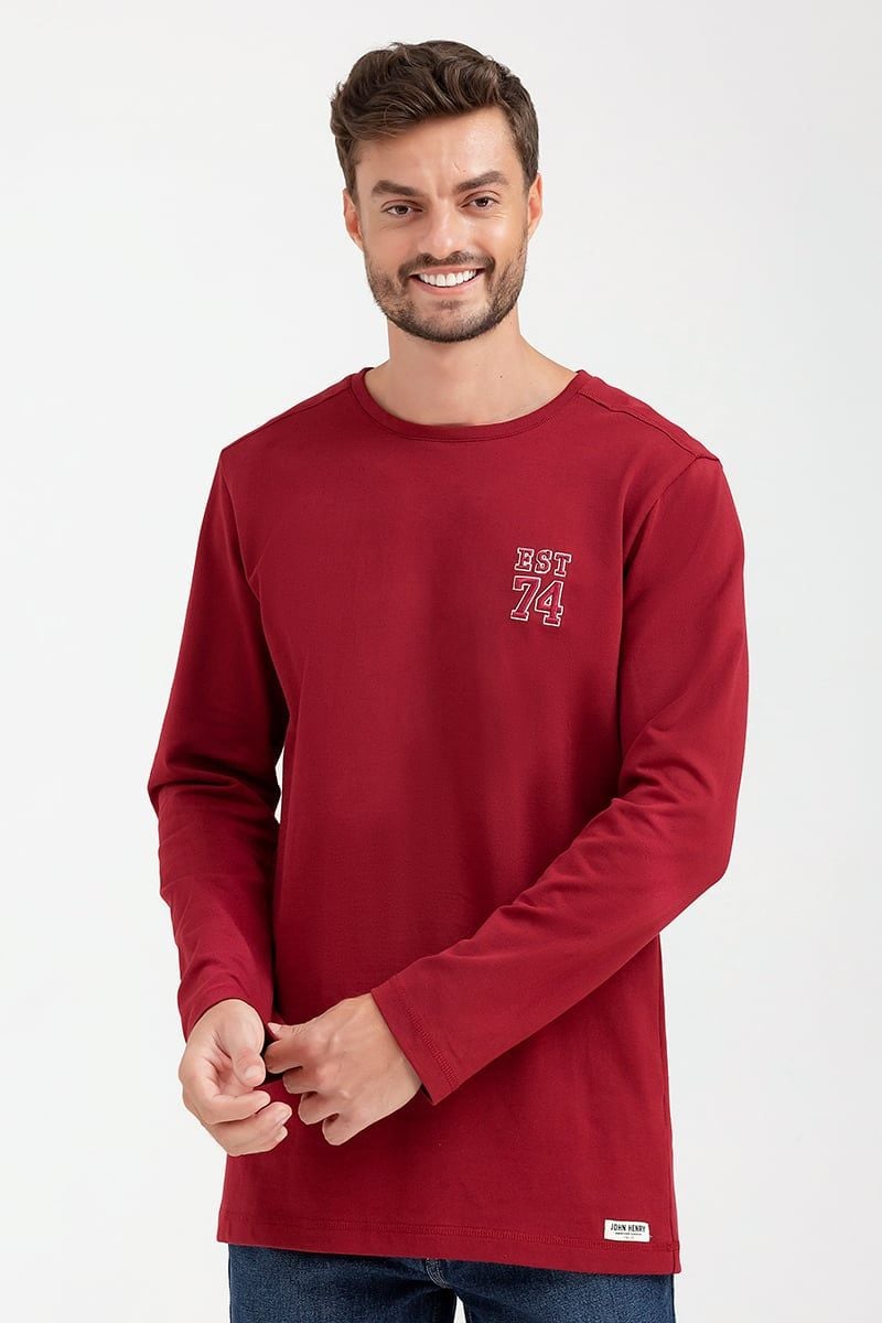  Áo thun nam tay dài TS22FH34C-LS 