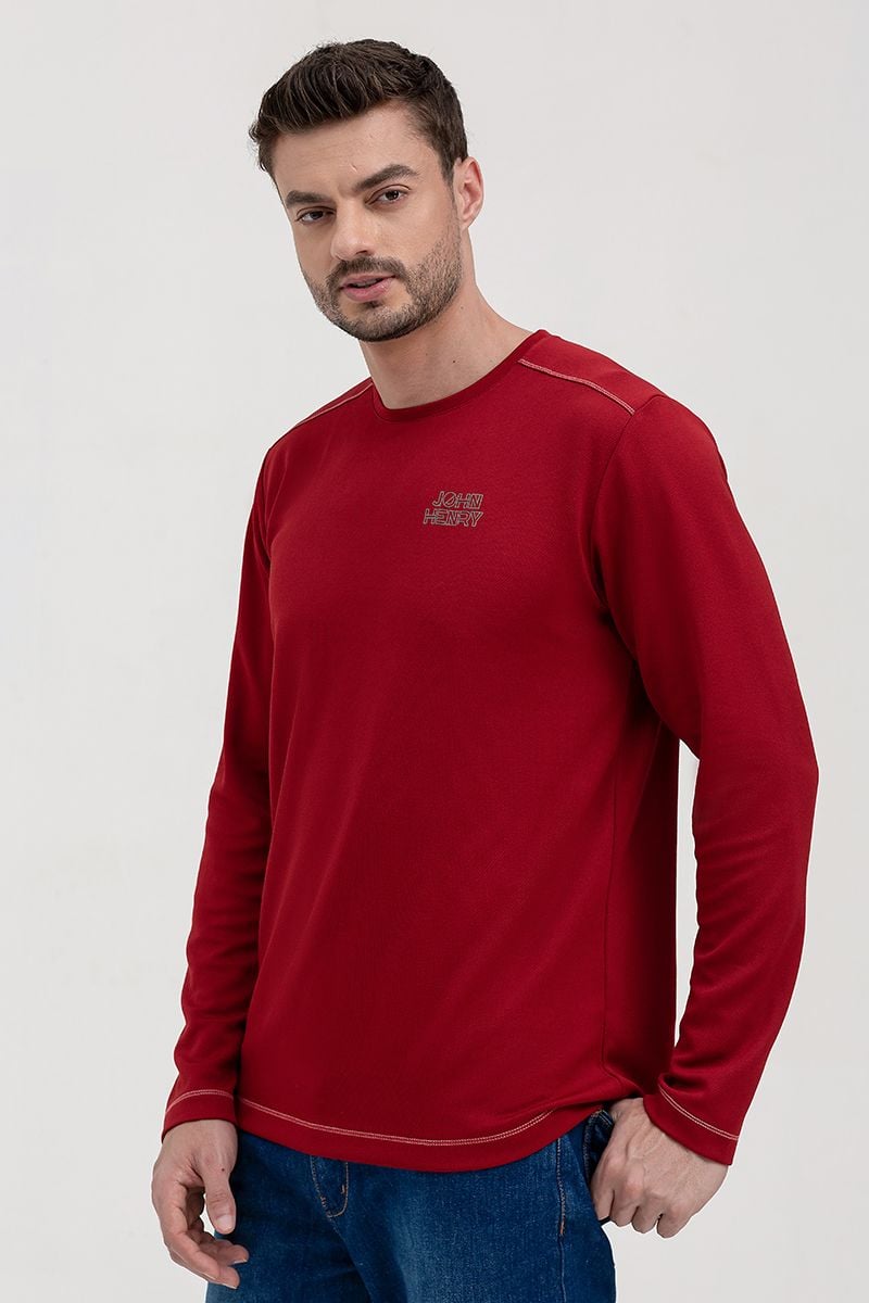  Áo thun cổ tròn tay dài TS22SS02C-LS 