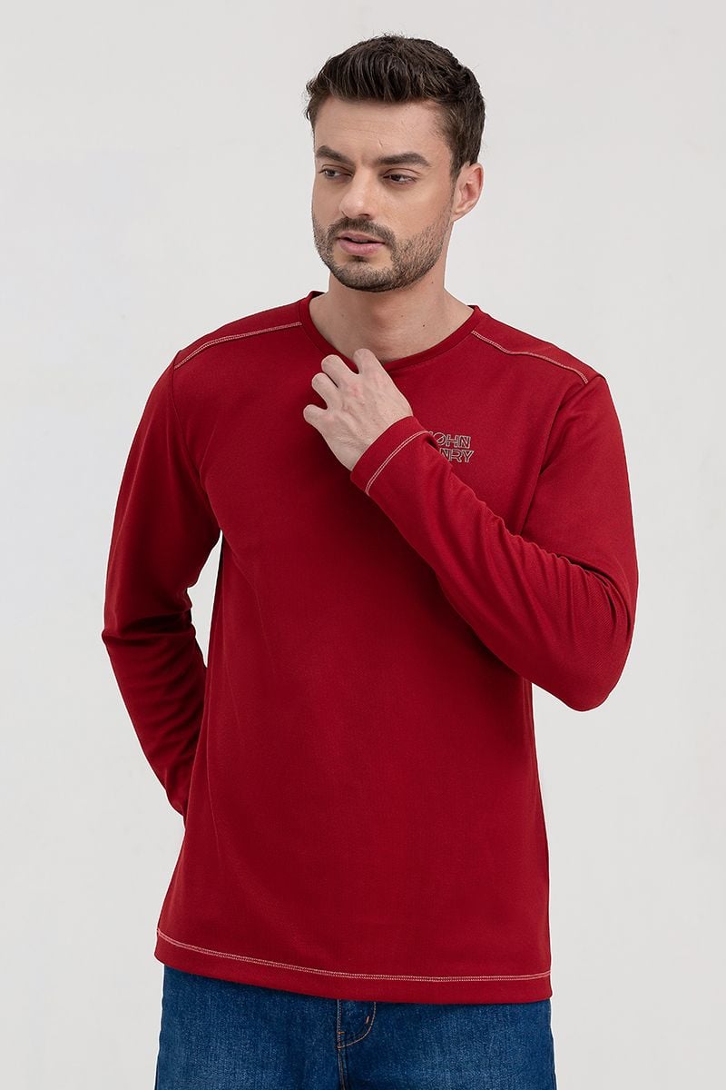  Áo thun cổ tròn tay dài TS22SS02C-LS 