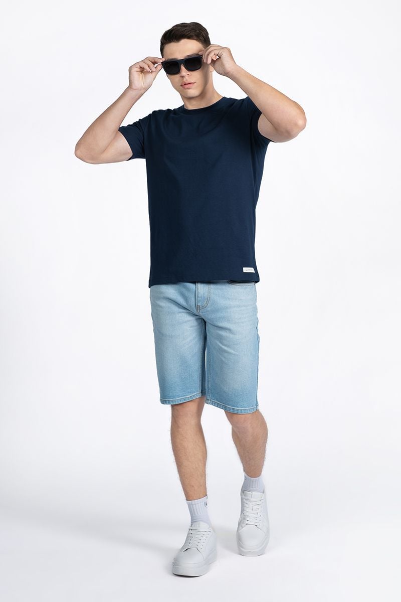  Áo Thun Nam Form Vừa Tay Ngắn TS24SS01C-RGUS 