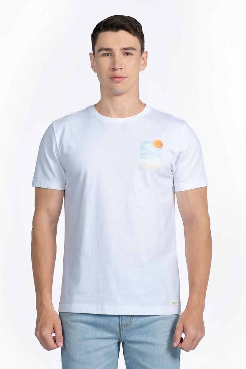  Áo Thun Nam Form Vừa Tay Ngắn TS24SS02P-RGUS 