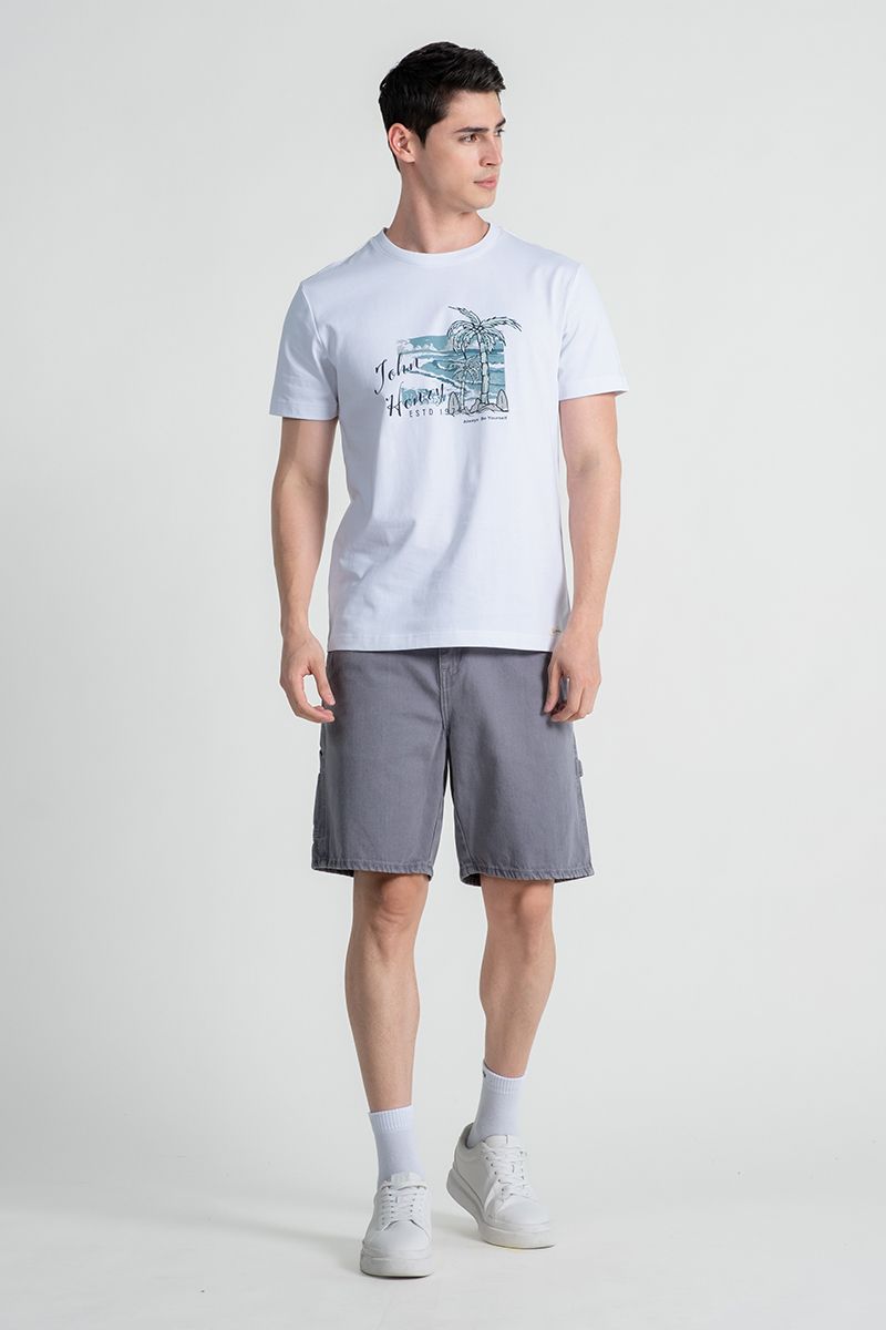  Áo Thun Nam Form Vừa Tay Ngắn TS25EC06P-RGUS 