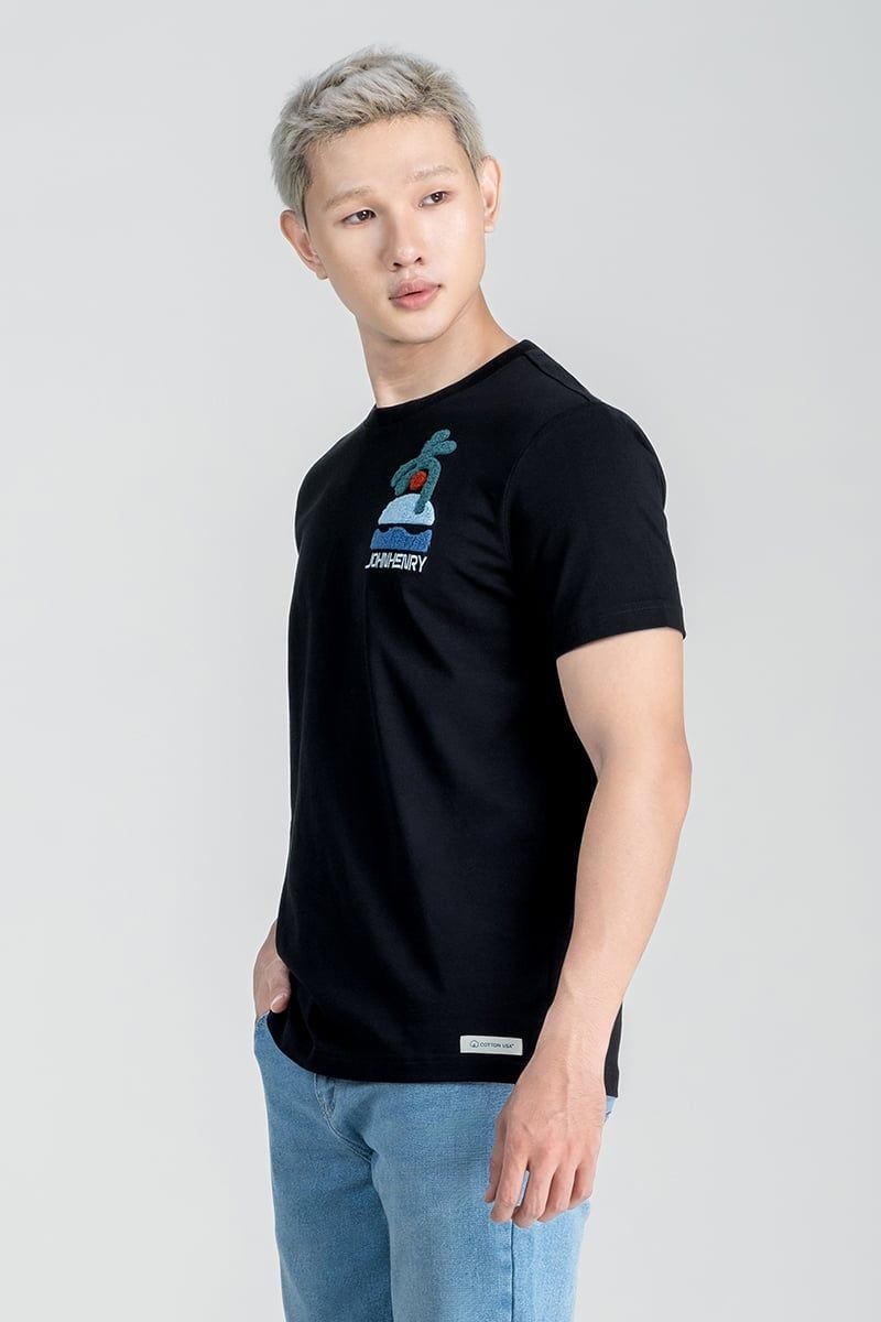  Áo Thun Nam Tay Ngắn Form Vừa TS25EC08P-RGUS 