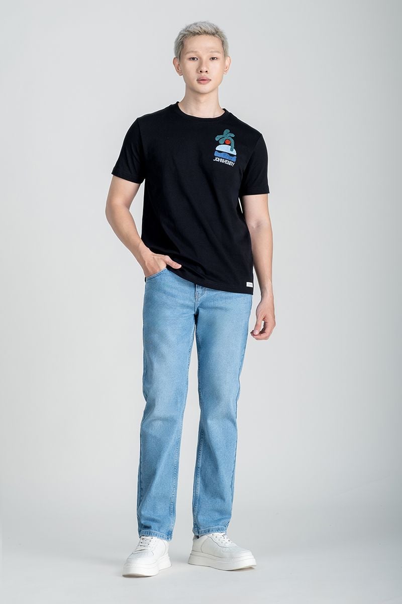  Áo Thun Nam Tay Ngắn Form Vừa TS25EC08P-RGUS 