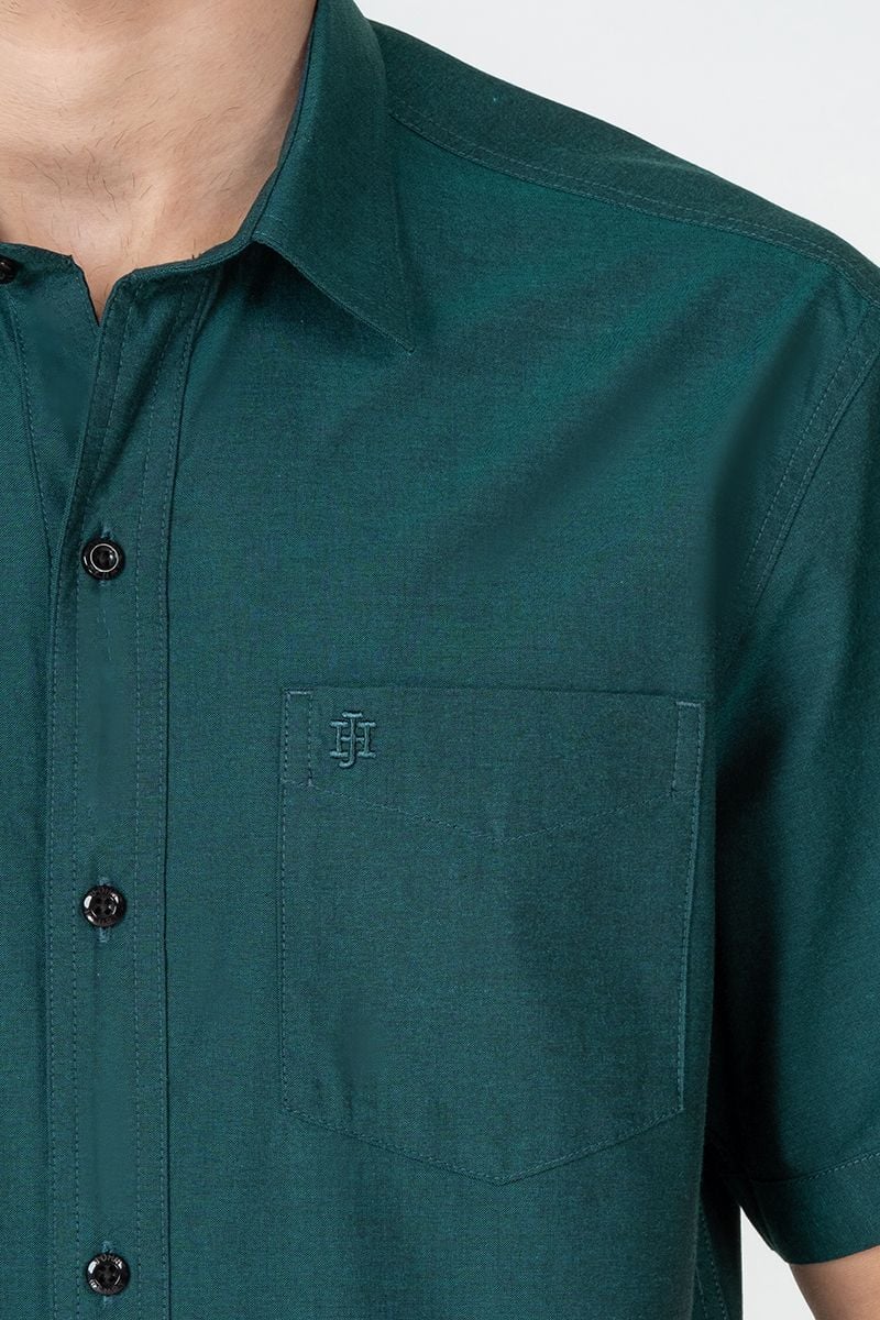  Áo Sơ Mi Tay Ngắn Form Vừa WS23SS04P-SC 