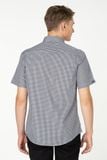  Áo sơ mi caro tay ngắn WS23SS17T-SD 