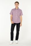  Áo sơ mi caro tay ngắn WS23SS17T-SD 