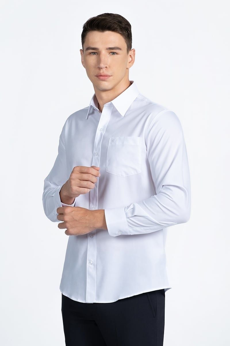  Áo Sơ Mi Form Vừa Tay Dài WS24ES53C-LD 