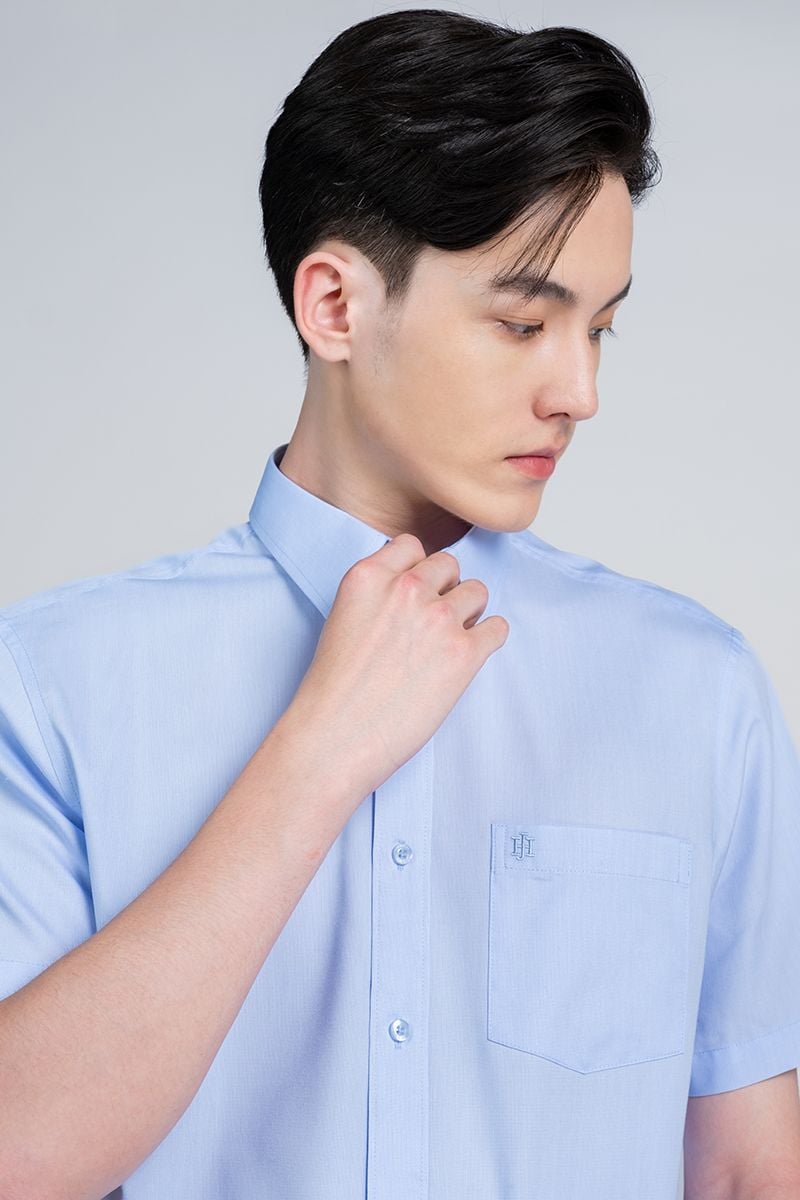  Áo Sơ Mi Tay Ngắn Form Vừa WS24FH55C-SD 
