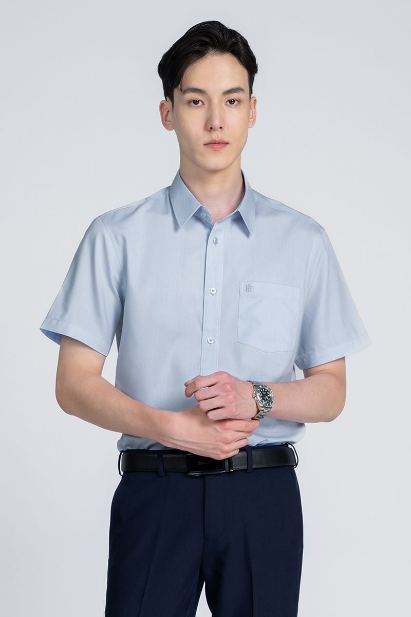  Áo Sơ Mi Tay Ngắn Form Vừa WS24FH55C-SD 