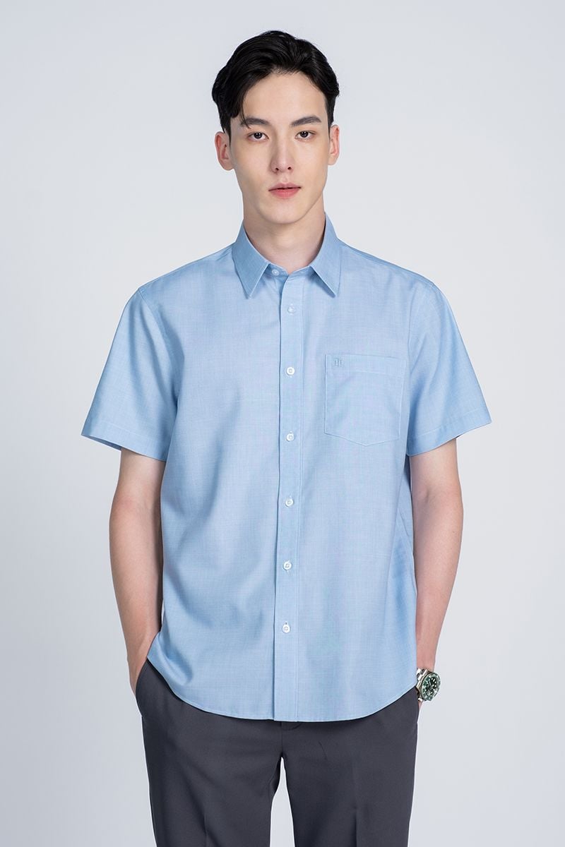  Áo Sơ Mi Tay Ngắn Form Vừa WS24FH55C-SD 
