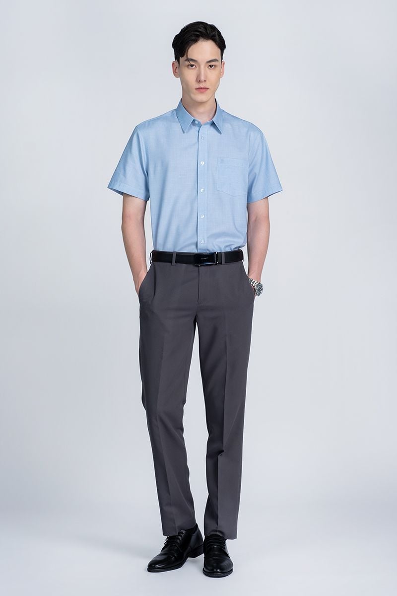  Áo Sơ Mi Tay Ngắn Form Vừa WS24FH55C-SD 