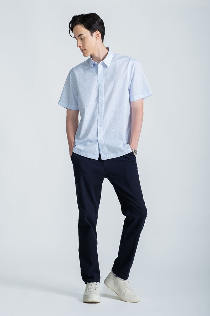  Áo Sơ Mi Công Sở Tay Ngắn WS24FH63C-SDBB 