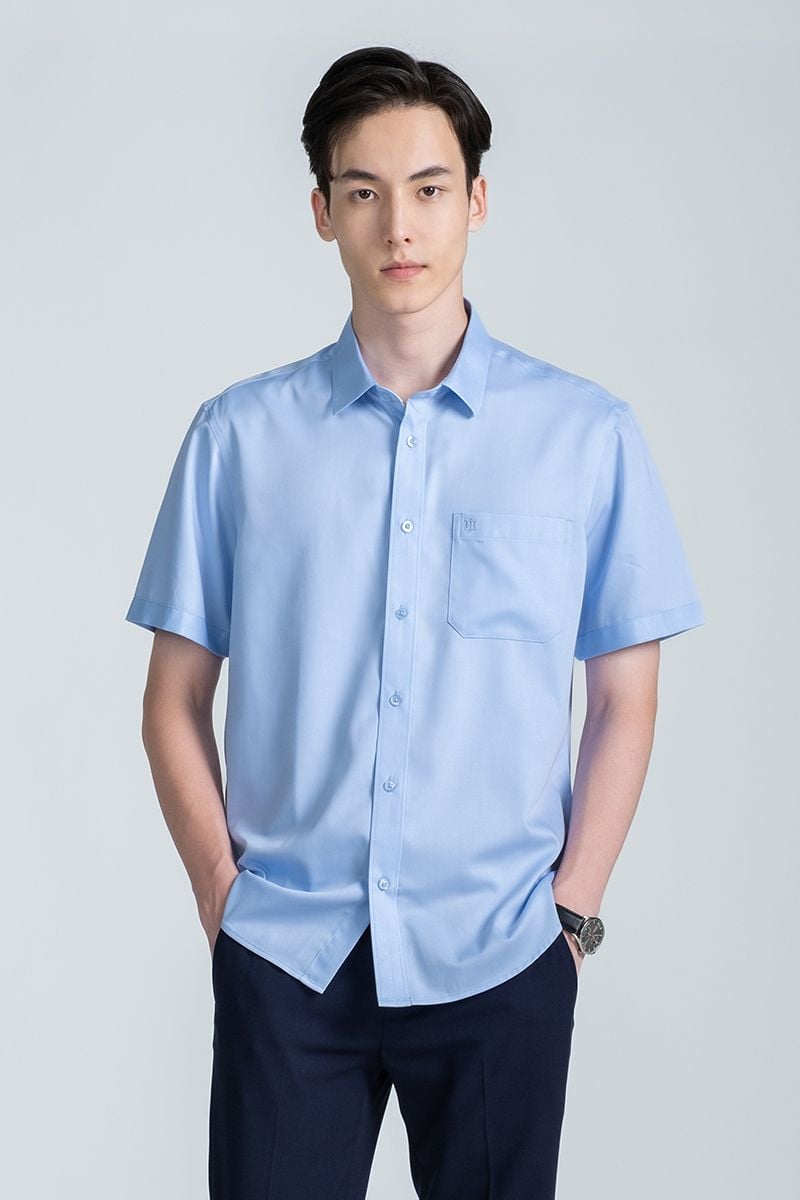  Áo Sơ Mi Tay Ngắn WS24FH64T-SD 