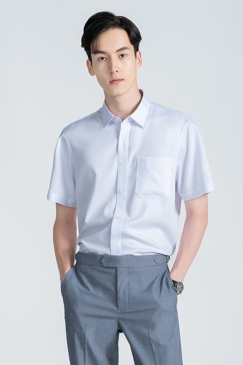  Áo Sơ Mi Tay Ngắn WS24FH64T-SD 