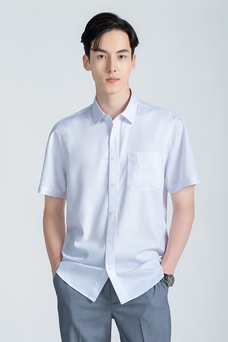  Áo Sơ Mi Tay Ngắn WS24FH64T-SD 