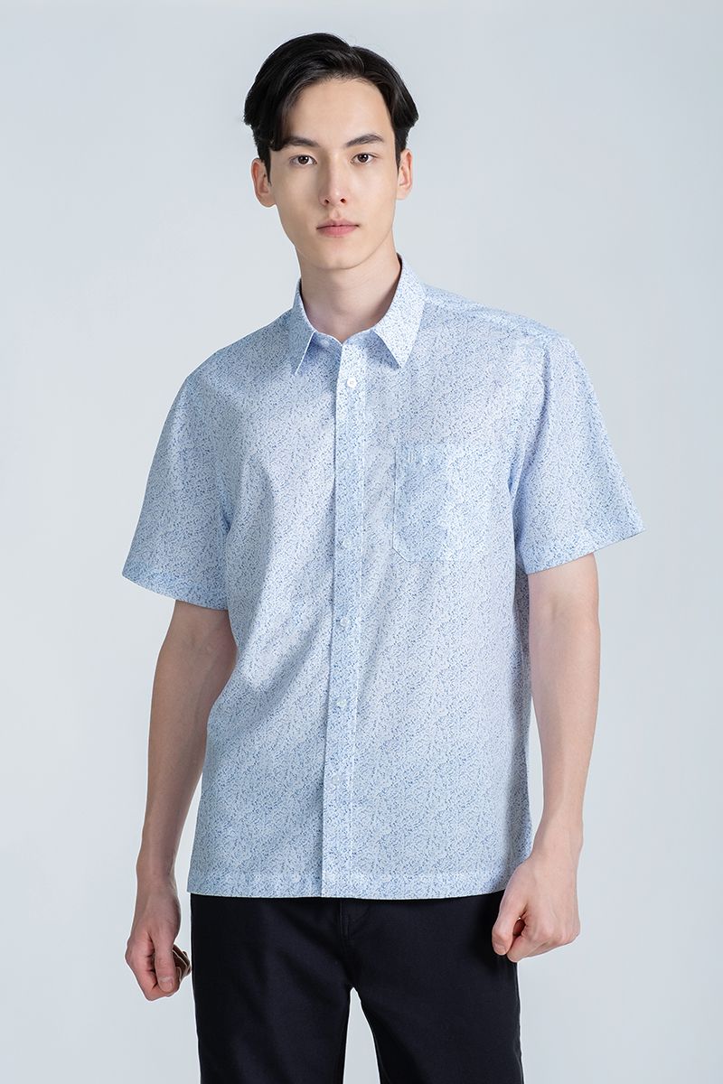  Áo Sơ Mi Công Sở Tay Ngắn WS24FH71T-SDBB 