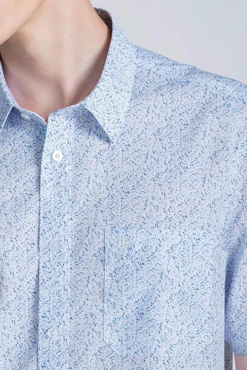  Áo Sơ Mi Công Sở Tay Ngắn WS24FH71T-SDBB 