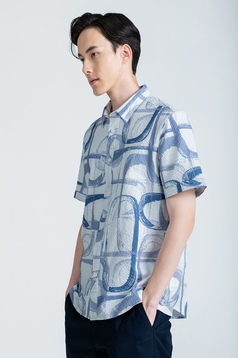  Áo Sơ Mi Tay Ngắn WS24FH77C-SC 