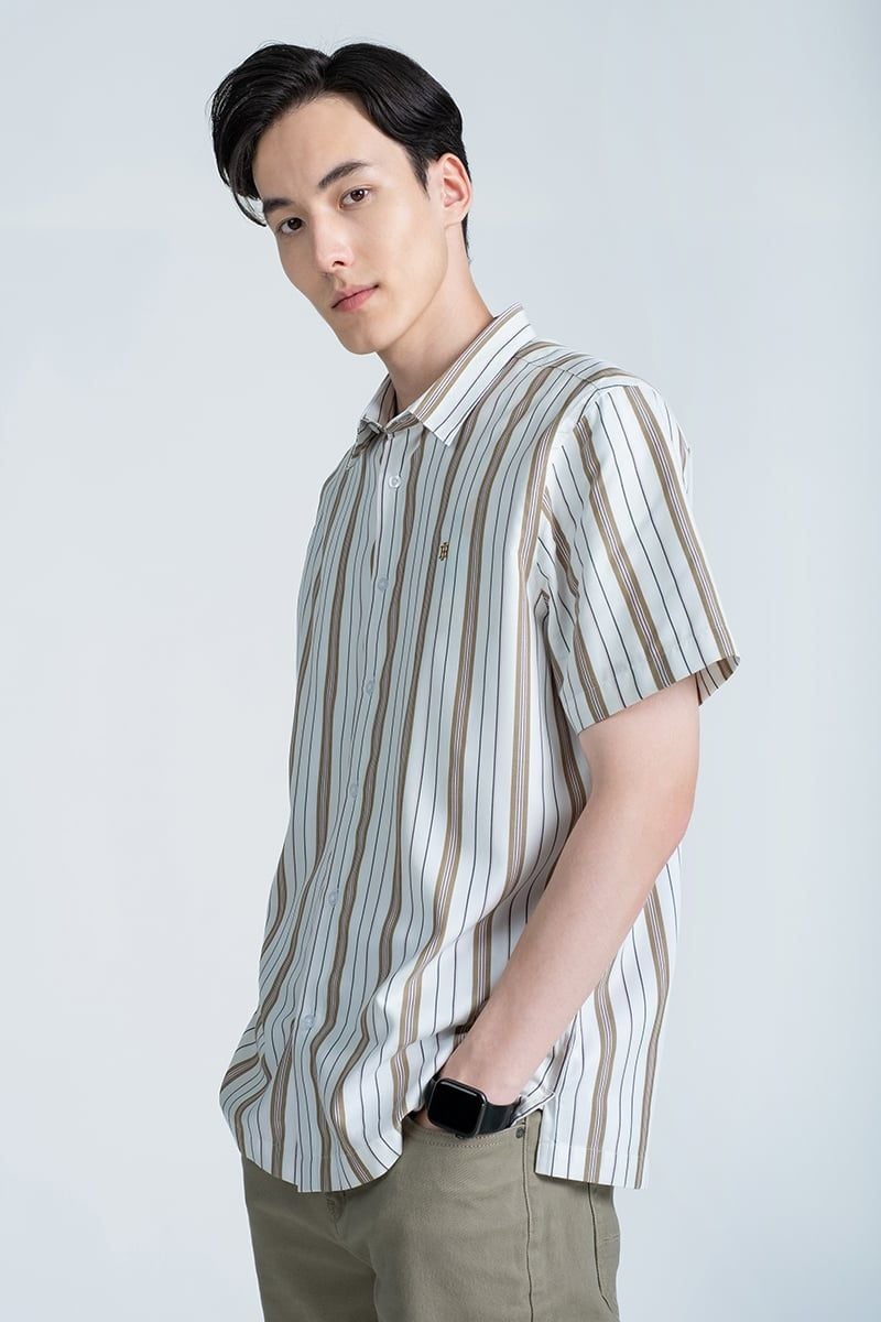  Áo Sơ Mi Tay Ngắn WS24FH86P-SCBB 