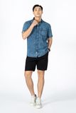  Áo Sơ Mi Denim Tay Ngắn WS24SS15P-SCRG 