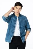  Áo Sơ Mi Denim Thời Trang WS24SS16P-LCRG 